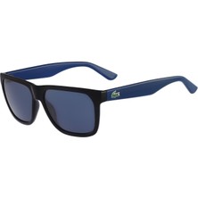 Lacoste L 732S 001 56 Erkek Dikdörtgen Siyah Kemik Güneş Gözlüğü