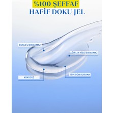The Liva Nemlendirici Şeffaf Su Bazlı Makyaj Bazı Tüm Ciltler İçin Vücut Yüz Güneş Kremi SPF 50