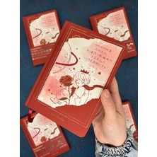 Özel Tasarım Küçük Prens Kırmızı Renk Defter / Notebook/ Bullet Journal