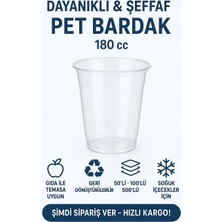 Plastik Pet Bardak Otomat Bardağı 180 cc