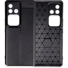 Newface  Vivo V30 5g Kılıf Auto Focus Kapak - Siyah Gnzrz