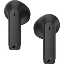 Sennheiser Accentum Open True Wireless 11 mm Dinamik Sürücü, 28 Saat Pil Ömrü, Ipx4 Su Sıçramalarına Dayanıklı, Kablosuz Kulak İçi Kulaklık – Siyah