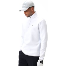 Macade Therma Yarım Fermuarlı Sweatshirt Beyaz SW202101190