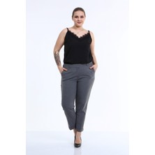 Myline Cep Detaylı Slim Fit Klasik Pantolon