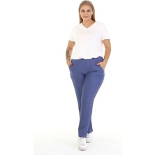 Myline Beli Lastikli Cepli Pantolon