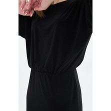 Life  Kısan Kollu Elbise Siyah