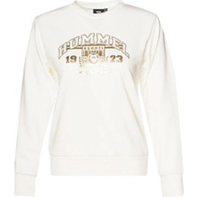 Hummel Lenes Sweatshirt Kadın Günlük Sweatshirts 922247-9003 Beyaz