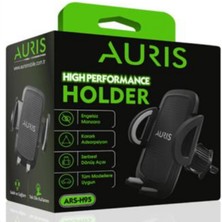 Auris Havalandırmaya Sabitlenen Yanlardan ve Altan Tutuşlu Kucak Şeklinde Araç Içi Telefon Tutucu