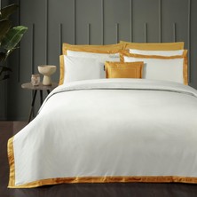 Sarev Layana Çift Kişilik %100 Pamuk Saten "500 Tc" Nevresim Takımı Sarı