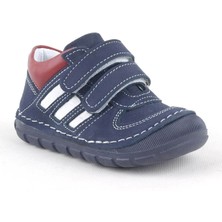 Rakerplus Grizzy Hakiki Deri Lacivert İlk Adım Erkek Bebek Ayakkabısı