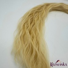 Kozmanka Bukleli Sarı Ham Saç (100 gr ) - 75 cm (PLATIN)