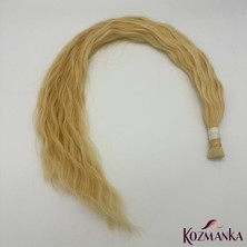 Kozmanka Bukleli Sarı Ham Saç (100 gr ) - 75 cm (PLATIN)
