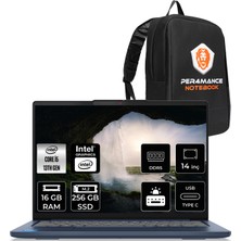 Lenovo Ideapad Slim 5 Intel Core I5 13420H 16GB 256GB SSD 14" Fhd+ Fdos Taşınabilir Bilgisayar & Per4 Çanta 83HR0049TRP306