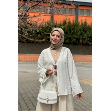 Fıstık Yeşili Çift Taraflı Twill Ipek Eşarp