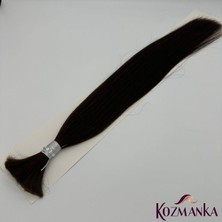 Kozmanka Üstün Kaliteli Özel Kahverengi Ham Saç (125  gr .) - Cuticle Hair