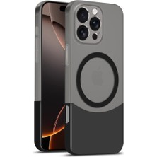 Teleplus Apple iPhone 16 Pro Kılıf Manyetik Şarj Özellikli Duble Çift Renkli Ince Slim Kapak