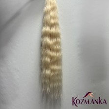 Kozmanka Hint Doğal Saçlar (105 gr ) - 90 cm  Sarı