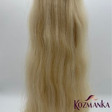 Kozmanka Hint Doğal Saçlar (105 gr ) - 90 cm  Sarı