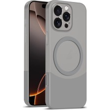 Teleplus Apple iPhone 16 Pro Kılıf Manyetik Şarj Özellikli Duble Çift Renkli Ince Slim Kapak