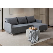 Edsy Home Mondy Köşe Koltuk Takımı Gri