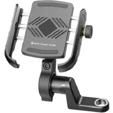 Motolider Bst3 Telefon Tutucu Gidon ve Ayna Bağlantılı	