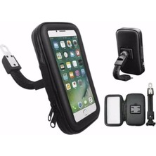 Motolider Telefon Tutucu Kapalı Ayna Bağlantılı 