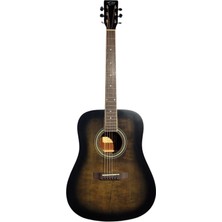 Q.te Jumbo Kasa Akustik Gitar