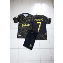 Mbappe Psg Gold-Siyah Özel Tasarım Çocuk Forma
