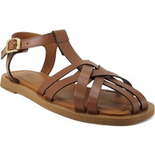 Beety 226 525 25YS Kadın Günlük Sandalet Taba