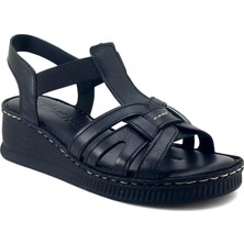 Venüs 24028801 25YS Kadın Günlük Sandalet Siyah