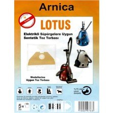 Home Shopping Arnica Lotus Elektrikli Süpürge Bez Toz Torbası 5 Adet