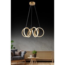 Istanbul Avize Delux Eskitme Ledli 3 Renk Kumandalı Modern LED Avize