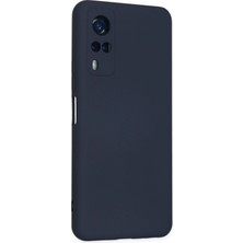 Newface Vivo Y53S Kılıf Nano İçi Kadife Silikon - Lacivert