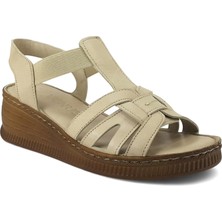 Venüs 24028801 25YS Kadın Günlük Sandalet Bej