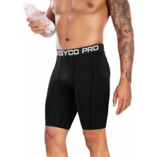 Ghassy Co. Erkek Cepli Basketbol Bisiklet Fitness Koşu Ultra Esnek Dizüstü Spor Tayt