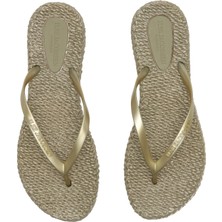 Ilse Jacobsen Platin CHEERFUL02 - Platin Düz Parmak Arası Terlik