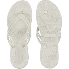 Ilse Jacobsen Creme CHEERFUL13 - Krem Platformlu Parmak Arası Terlik