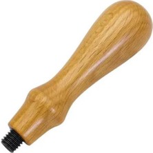 Ahşap Mum Mühür Sapı Cilalı Kayın Ağacı G15 Özel Tasarım M8 Dişli