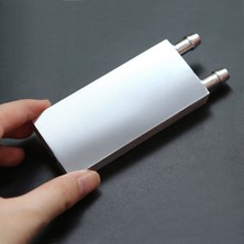 4X12CM Sıvı Su Soğutucu Alüminyum Blok Bilgisayar Cpu Grafik Gpu Anakart Xbox Lazer Kafa Soğutma