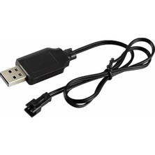 3.7V / 3.6V Lityum Pil USB Şarj Kablosu Jst Sm-2p Soket Lipo Batarya Rc Quadcopter Drone Helikopter