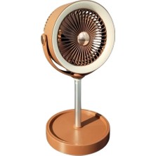 Inovaxis Masa Tipi Midi Fan – Taşınabilir Şarjlı Kademeli Hız Ve Yükseklik Ayarı