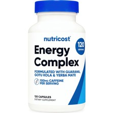 Nutricost Energy Complex 120 Capsules,.abd Menşei