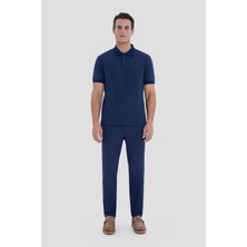 Lacivert Polo Yaka  T-Shirt