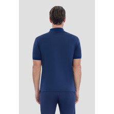 Lacivert Polo Yaka  T-Shirt