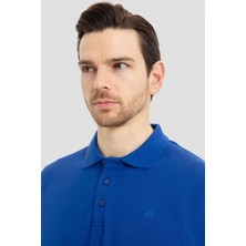 Sabri Özel Indigo Polo Yaka  T-Shirt