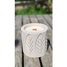 Vanilya Kokulu Beton Soya Mum-Açık Bej-9x9