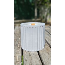 Vanilya Kokulu Beton Soya Mum-Gri-9x9