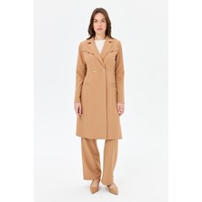 Çift Aller Detaylı Poliviskon Takım  Camel