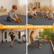 Beylini Tatami Zemin Karosu Spor Zemin Çocuk Odası Matı Ses Yalıtımlı Karo Halı Eva Panel Gri 50 Cm
