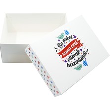 25 x 18 x 10 Özel Tasarım Kapaklı Hediye Kutusu 1 Adet M1